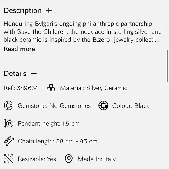 Bvlgari save the children collection necklace and bracelet - Picture 9 of 12